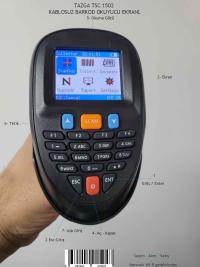 TAZGA TSC 1502-3 KABLOSUZ BARKOD OKUYUCU EKRANLI